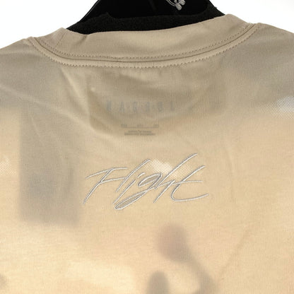 【中古品】【メンズ】 NIKE ナイキ DM1437-133 AIR JORDAN CASUAL PRINTING ROUND NECK PULLOVER SS エアジョーダン プリント 半袖 トップス Tシャツ 古着 148-260724-mh-11-fuzh サイズ：2Xl カラー：ホワイト ベージュ 万代Net店