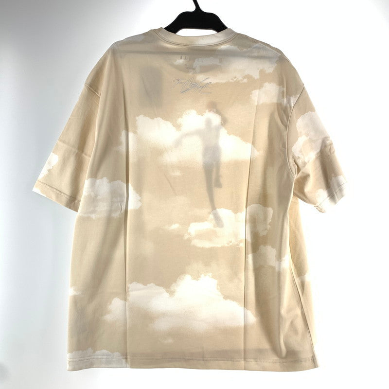【中古品】【メンズ】 NIKE ナイキ DM1437-133 AIR JORDAN CASUAL PRINTING ROUND NECK PULLOVER SS エアージョーダン Tシャツ WHITE.BEIGE SIZE:2XL タグ付 ※汚れあり 148-260815-io-09-fuzh カラー：ホワイト/ベージュ 万代Net店