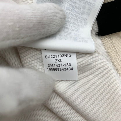 【中古品】【メンズ】 NIKE ナイキ DM1437-133 AIR JORDAN CASUAL PRINTING ROUND NECK PULLOVER SS エアージョーダン Tシャツ WHITE.BEIGE SIZE:2XL タグ付 ※汚れあり 148-260815-io-09-fuzh カラー：ホワイト/ベージュ 万代Net店