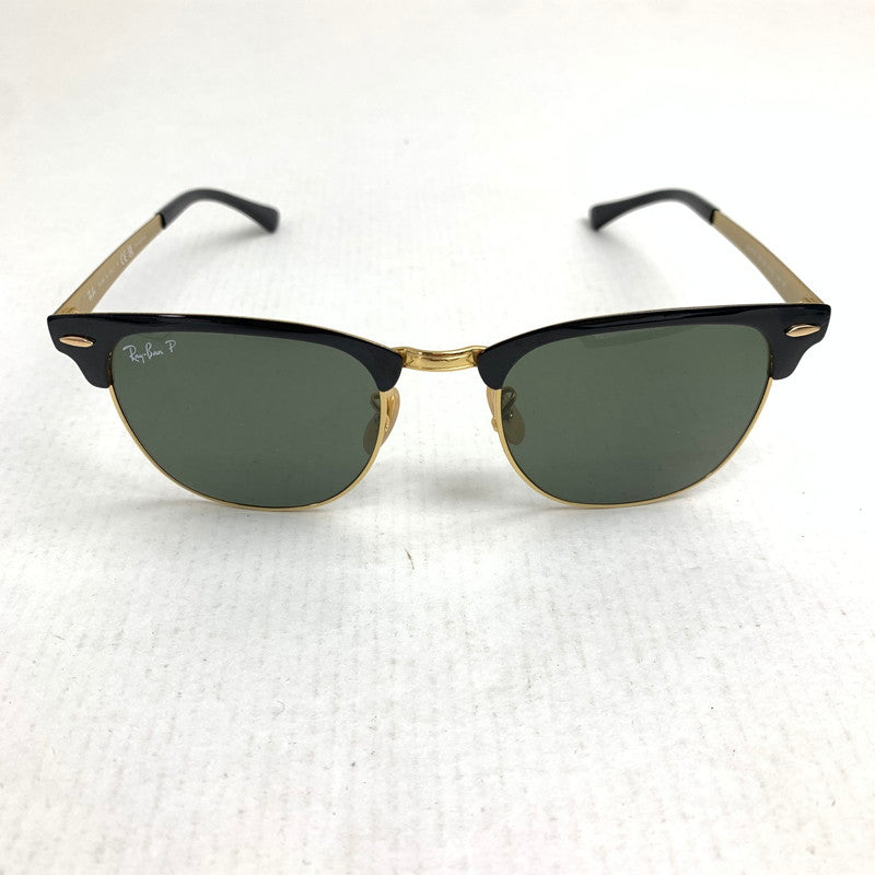 【中古品】【メンズ】 RAY-BAN レイバン RB3716 CLUBMASTER METAL BLACK ケース付属 サングラス 203-260714-ky-15-fuzh 万代Net店