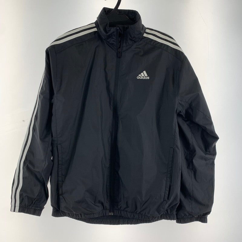 【中古品】【メンズ】 ADIDAS アディダス NYLON JACKET ナイロンジャケット BLACK SIZE:M ※小さな生地破れあり 148-260920-io-13-fuzh カラー：ブラック 万代Net店