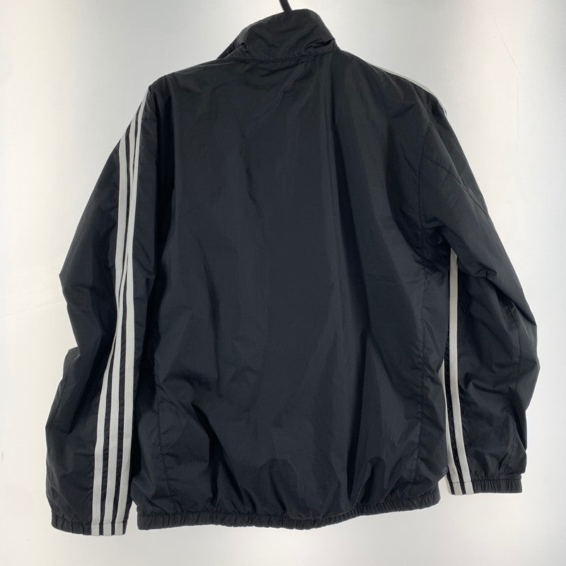 【中古品】【メンズ】 ADIDAS アディダス NYLON JACKET ナイロンジャケット BLACK SIZE:M ※小さな生地破れあり 148-260920-io-13-fuzh カラー：ブラック 万代Net店