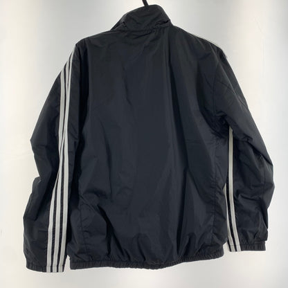【中古品】【メンズ】 ADIDAS アディダス NYLON JACKET ナイロンジャケット BLACK SIZE:M ※小さな生地破れあり 148-260920-io-13-fuzh カラー：ブラック 万代Net店