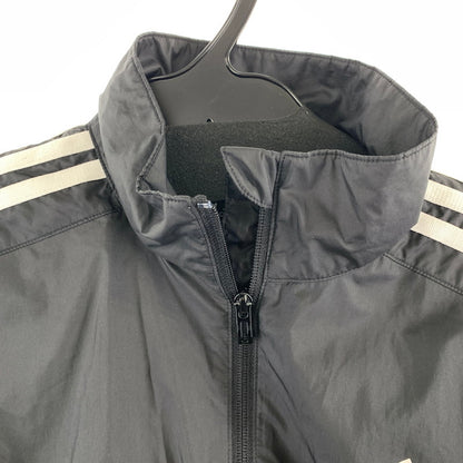 【中古品】【メンズ】 ADIDAS アディダス NYLON JACKET ナイロンジャケット BLACK SIZE:M ※小さな生地破れあり 148-260920-io-13-fuzh カラー：ブラック 万代Net店