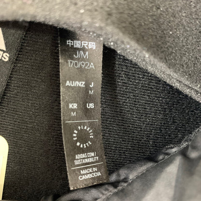 【中古品】【メンズ】 ADIDAS アディダス NYLON JACKET ナイロンジャケット BLACK SIZE:M ※小さな生地破れあり 148-260920-io-13-fuzh カラー：ブラック 万代Net店