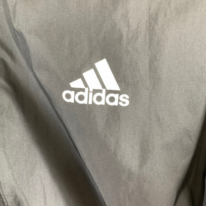 【中古品】【メンズ】 ADIDAS アディダス NYLON JACKET ナイロンジャケット BLACK SIZE:M ※小さな生地破れあり 148-260920-io-13-fuzh カラー：ブラック 万代Net店