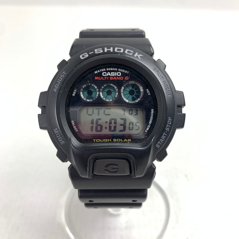 【中古品】【メンズ】 G-SHOCK ジーショック GW-6900-1JF ソーラー電波時計 BLACK 時計 196-260714-ky-12-fuzh 万代Net店