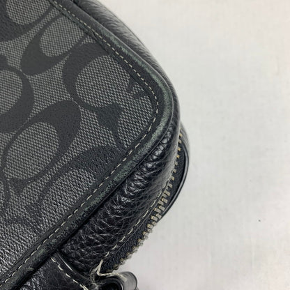 【中古品】【メンズ】 COACH コーチ CC009 サリバンクロスボディシグネチャーキャンバス カラー BLACK カバン 180-260714-ky-06-fuzh 万代Net店