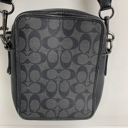 【中古品】【メンズ】 COACH コーチ CC009 サリバンクロスボディシグネチャーキャンバス カラー BLACK カバン 180-260714-ky-06-fuzh 万代Net店