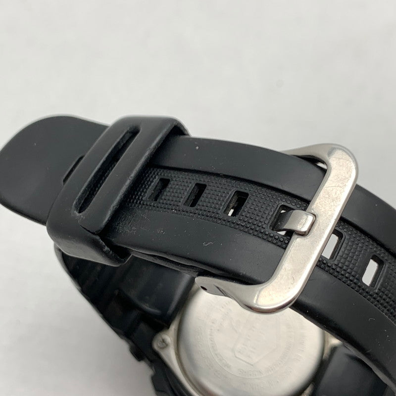 【中古品】【メンズ】 G-SHOCK ジーショック AWG-M100A-1AJF MULTIBAND 6 アナログ×デジタル タフソーラー 腕時計 BLACK.BLUE 本体のみ ※キズ有 時計 196-260715-io-09-fuzh 万代Net店