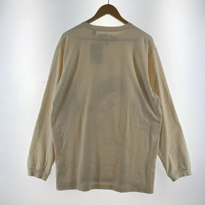 【中古品】【メンズ】 GO SLOW CARAVAN ゴースローキャラバン 長袖Tシャツ クリーム 熊あんこ SIZE:05 144-260715-ky-14-fuzh 万代Net店