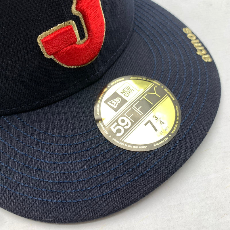 【中古品】【メンズ】 NEWERA×ATMOS ニューエラ アトモス 59FIFTY WBC J LOGO SIDE FLAG NAVY SIZE:61.5㎝ 2026 限定 タグ付 帽子 キャップ 185-260811-io-50-fuzh サイズ：61.5 カラー：ネイビー 万代Net店
