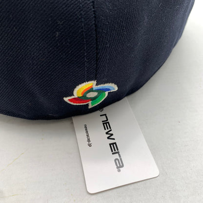 【中古品】【メンズ】 NEWERA×ATMOS ニューエラ アトモス 59FIFTY WBC J LOGO SIDE FLAG NAVY SIZE:61.5㎝ 2026 限定 タグ付 帽子 キャップ 185-260811-io-50-fuzh サイズ：61.5 カラー：ネイビー 万代Net店