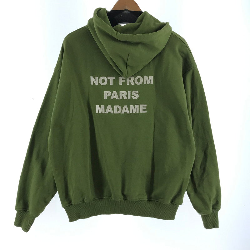 【中古品】【メンズ】 DROLE DE MONSIEUR ドロール・ド・ムッシュ PULLOVER PARKER プルオーバーパーカー カラーモスグリーン SIZE:M 147-260916-ky-10-fuzh 万代Net店