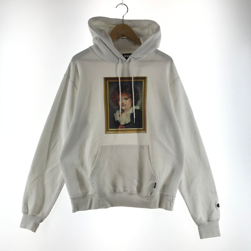 【中古品】【メンズ】 FTC エフティーシー×CHAMPION チャンピオン パーカー カラーホワイト SIZE:M　 142-260825-vt-06-fuzh 万代Net店