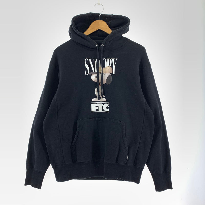 【中古品】【メンズ】 FTC エフティーシー×PEANUTS ピーナッツ パーカー カラーBLK SIZE:M 142-260925-ky-05-fuzh 万代Net店