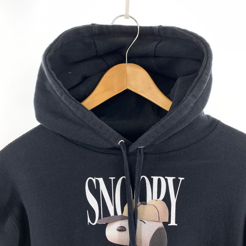 【中古品】【メンズ】 FTC エフティーシー×PEANUTS ピーナッツ パーカー カラーBLK SIZE:M 142-260925-ky-05-fuzh 万代Net店