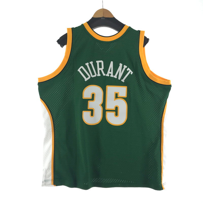 【中古美品】【メンズ】 MITCHELL＆NESS ミッチェル＆ネス NBA SEATTLE 35 DURANT デュラント カラーGREEN SIZE:2XL タグ付 142-260715-ky-02-fuzh 万代Net店