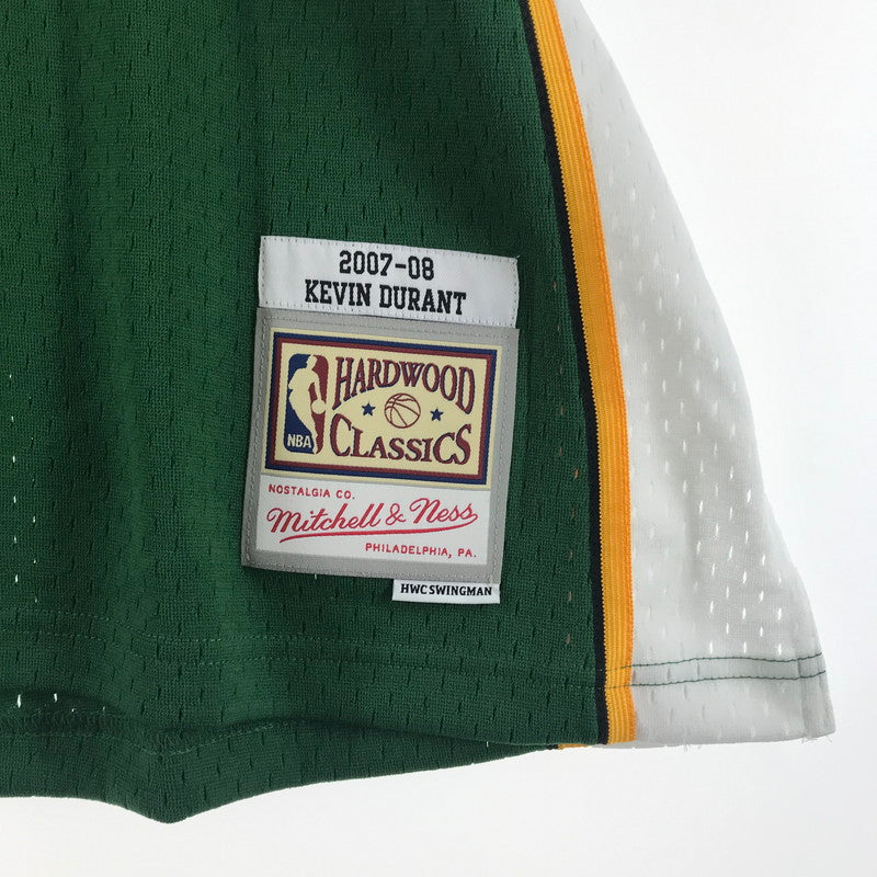 【中古美品】【メンズ】 MITCHELL＆NESS ミッチェル＆ネス NBA SEATTLE 35 DURANT デュラント カラーGREEN SIZE:2XL タグ付 142-260715-ky-02-fuzh 万代Net店
