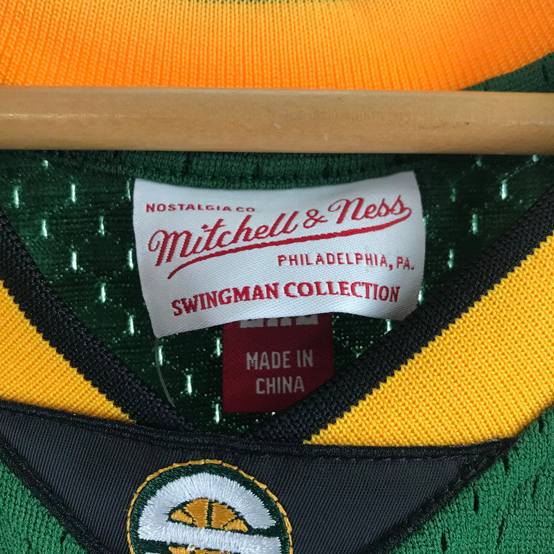 【中古美品】【メンズ】 MITCHELL＆NESS ミッチェル＆ネス NBA SEATTLE 35 DURANT デュラント カラーGREEN SIZE:2XL タグ付 142-260715-ky-02-fuzh 万代Net店