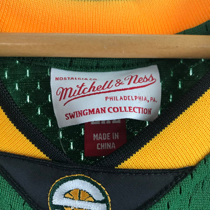 【中古美品】【メンズ】 MITCHELL＆NESS ミッチェル＆ネス NBA SEATTLE 35 DURANT デュラント カラーGREEN SIZE:2XL タグ付 142-260715-ky-02-fuzh 万代Net店