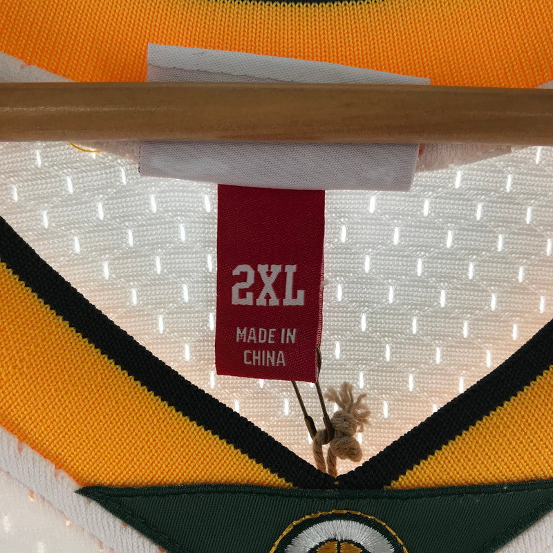 【中古美品】【メンズ】 MITCHELL ＆ NESS ミッチェル ＆ ネス NBA SONICS 35 カラー WHITE.GREEN SIZE:2XL 復刻 DURANT タグ付 142-260715-ky-04-fuzh 万代Net店