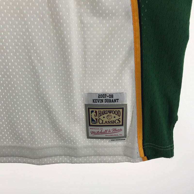 【中古美品】【メンズ】 MITCHELL ＆ NESS ミッチェル ＆ ネス NBA SONICS 35 カラー WHITE.GREEN SIZE:2XL 復刻 DURANT タグ付 142-260715-ky-04-fuzh 万代Net店
