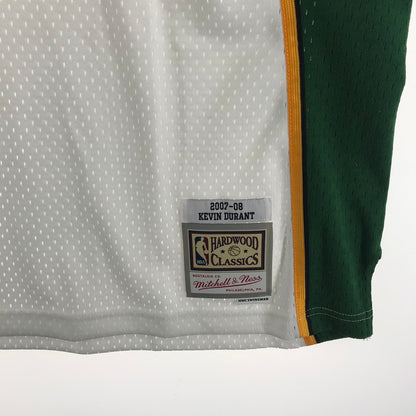 【中古美品】【メンズ】 MITCHELL ＆ NESS ミッチェル ＆ ネス NBA SONICS 35 カラー WHITE.GREEN SIZE:2XL 復刻 DURANT タグ付 142-260715-ky-04-fuzh 万代Net店