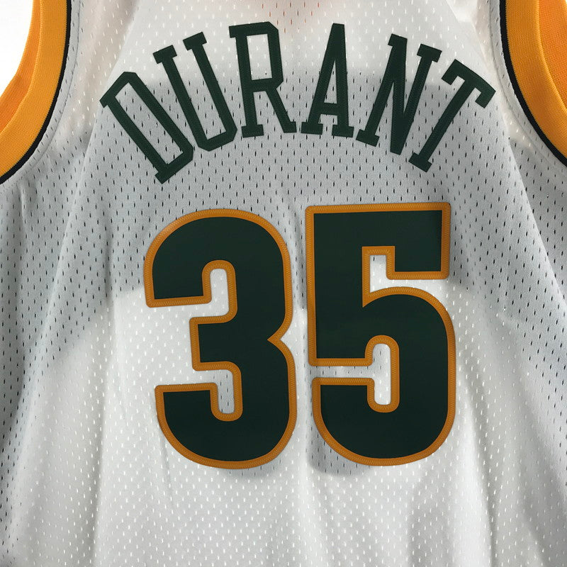 【中古美品】【メンズ】 MITCHELL ＆ NESS ミッチェル ＆ ネス NBA SONICS 35 カラー WHITE.GREEN SIZE:2XL 復刻 DURANT タグ付 142-260715-ky-04-fuzh 万代Net店