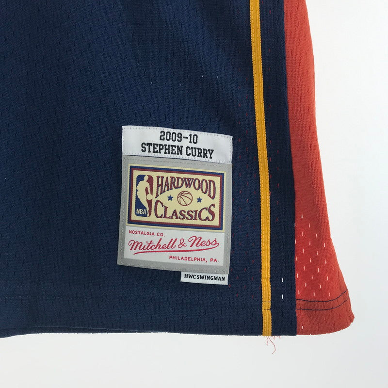 【中古美品】【メンズ】 MITCHELL ＆ NESS ミッチェル ＆ ネス NBA WARRIORS 30 CURRY カラーNAVY SIZE:2XL タグ付 142-260715-ky-03-fuzh 万代Net店