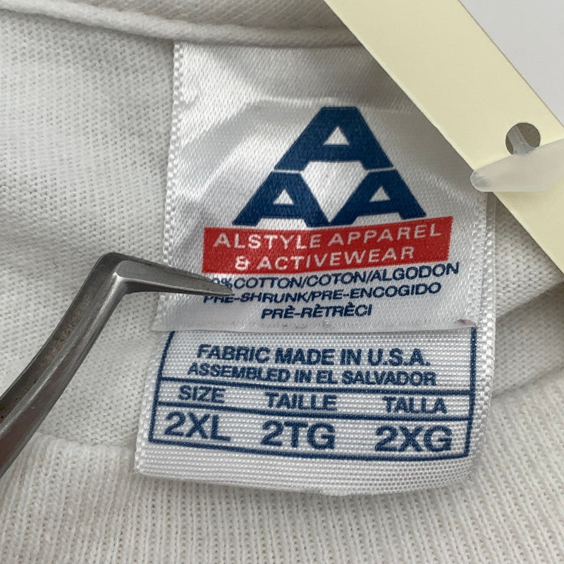 【中古品】【メンズ】 ALSTYLE APPAREL＆ACTIVEWEAR アルス タイル アパレル&アクティブウェア 半袖Tシャツ カットソー ブランド 古着 145-260725-gm-02-fuzh サイズ：2XL カラー：ホワイト 万代Net店