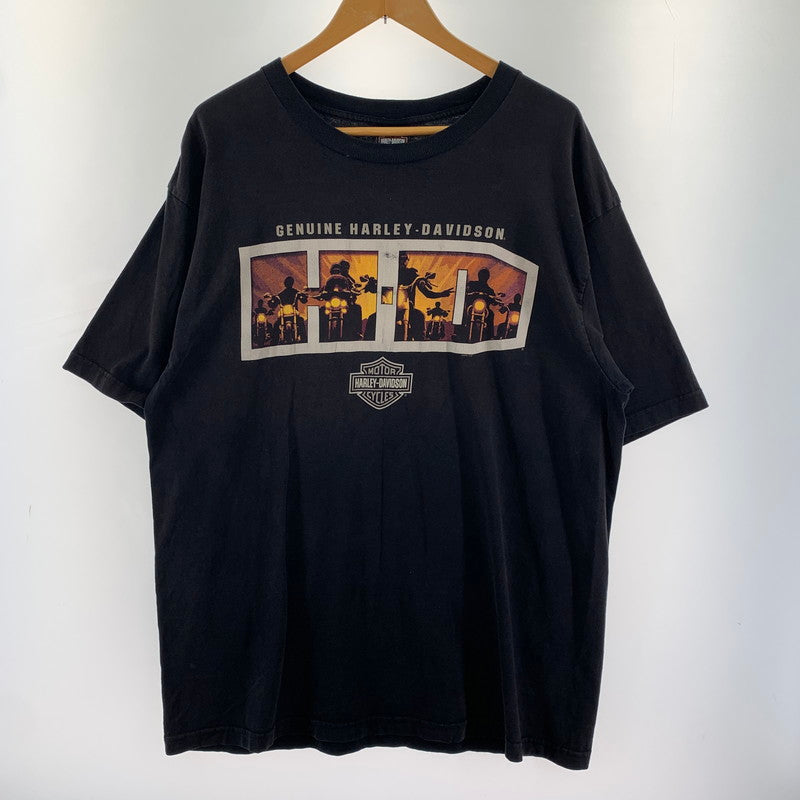 【中古品】【メンズ】 HARLEY‐DAVIDSON ハーレーダビッドソン H.D USA製 SS TEE トップス 半袖 Tシャツ 古着 145-260726-mh-04-fuzh サイズ：2XL カラー：ブラック 万代Net店