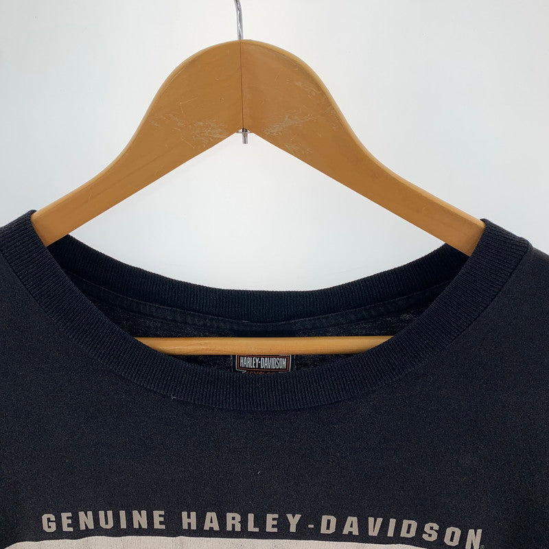 【中古品】【メンズ】 HARLEY‐DAVIDSON ハーレーダビッドソン H.D USA製 SS TEE トップス 半袖 Tシャツ 古着 145-260726-mh-04-fuzh サイズ：2XL カラー：ブラック 万代Net店