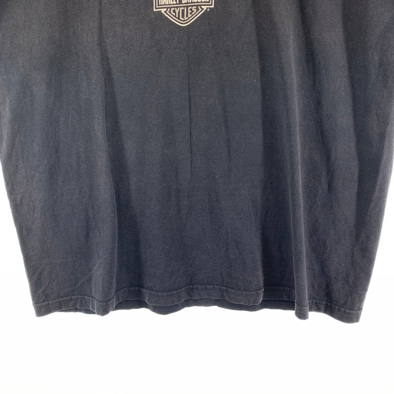【中古品】【メンズ】 HARLEY‐DAVIDSON ハーレーダビッドソン H.D USA製 SS TEE トップス 半袖 Tシャツ 古着 145-260726-mh-04-fuzh サイズ：2XL カラー：ブラック 万代Net店