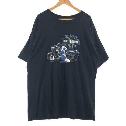 【中古品】【メンズ】 HARLEY‐DAVIDSON ハーレーダビッドソン USA製 SS TEE カラー BLACK 中東 SIZE:2XL 145-260715-ky-06-fuzh 万代Net店