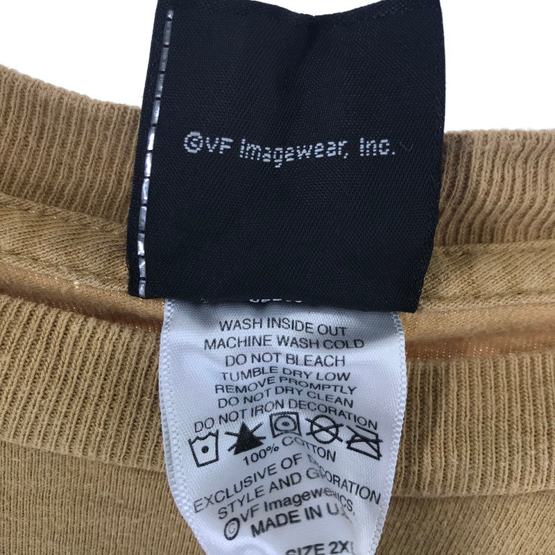 【中古品】【メンズ】 HARLEY‐DAVIDSON ハーレーダビッドソン USA製 SS TEE　カラーBEIGE KITTYHAWK SIZE:2XL 145-260715-ky-07-fuzh 万代Net店