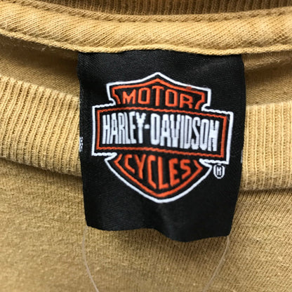【中古品】【メンズ】 HARLEY‐DAVIDSON ハーレーダビッドソン USA製 SS TEE　カラーBEIGE KITTYHAWK SIZE:2XL 145-260715-ky-07-fuzh 万代Net店