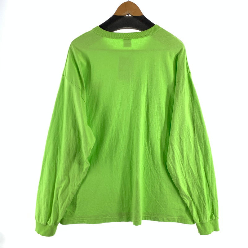 【中古品】【メンズ】 KEBOZ ケボズ 長袖Tシャツ カットソー ブランド 古着 142-260726-gm-15-fuzh サイズ：XL カラー：ライトグリーン 万代Net店