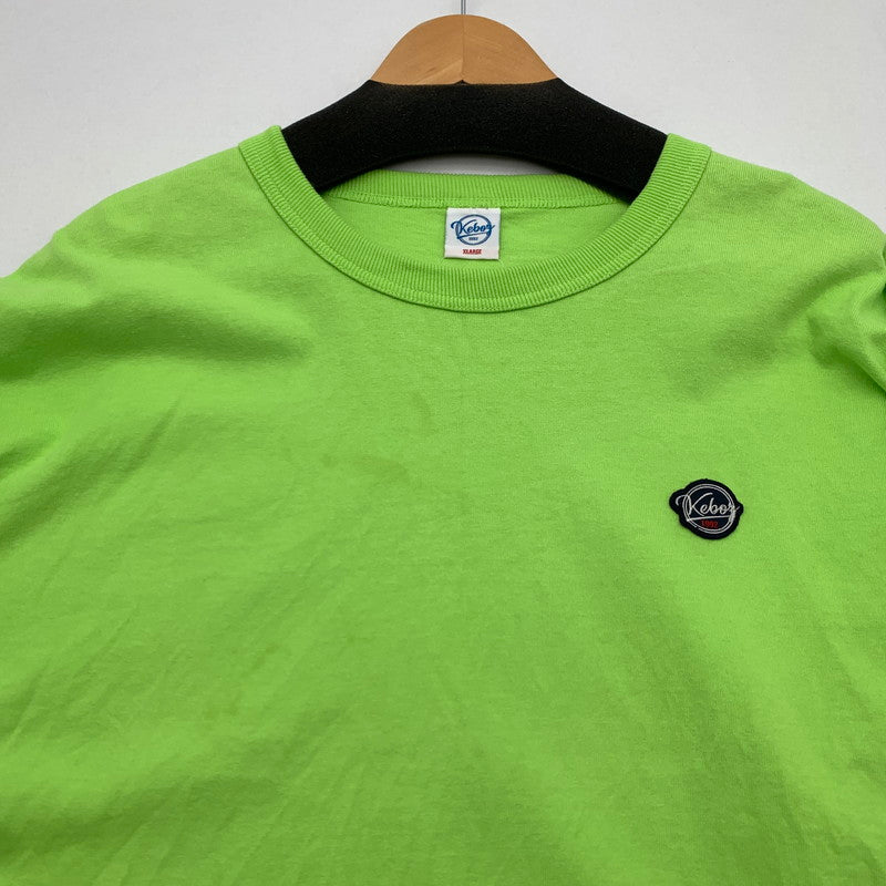 【中古品】【メンズ】 KEBOZ ケボズ 長袖Tシャツ カットソー ブランド 古着 142-260726-gm-15-fuzh サイズ：XL カラー：ライトグリーン 万代Net店
