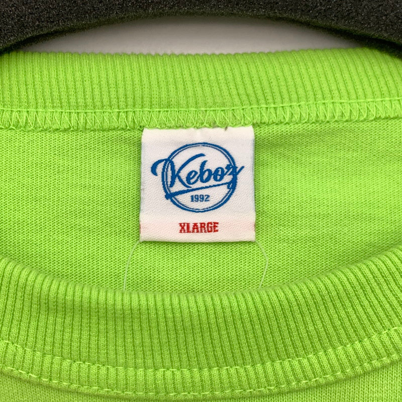 【中古品】【メンズ】 KEBOZ ケボズ 長袖Tシャツ カットソー ブランド 古着 142-260726-gm-15-fuzh サイズ：XL カラー：ライトグリーン 万代Net店