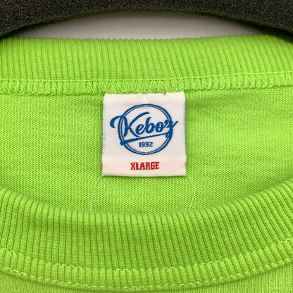 【中古品】【メンズ】 KEBOZ ケボズ 長袖Tシャツ カットソー ブランド 古着 142-260726-gm-15-fuzh サイズ：XL カラー：ライトグリーン 万代Net店