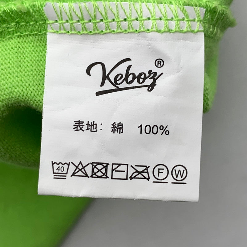 【中古品】【メンズ】 KEBOZ ケボズ 長袖Tシャツ カットソー ブランド 古着 142-260726-gm-15-fuzh サイズ：XL カラー：ライトグリーン 万代Net店