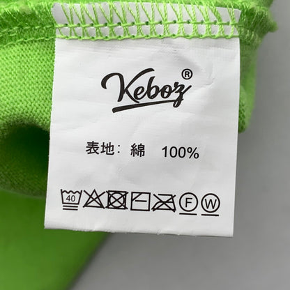 【中古品】【メンズ】 KEBOZ ケボズ 長袖Tシャツ カットソー ブランド 古着 142-260726-gm-15-fuzh サイズ：XL カラー：ライトグリーン 万代Net店