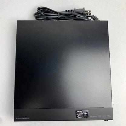 【中古品】 GREEN HOUSE JT3-300 DVDプレーヤー HDMI対応 通電確認済 ※外箱に傷みあり 092-260717-io-35-fuz 万代Net店