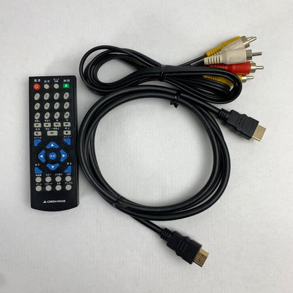 【中古品】 GREEN HOUSE JT3-300 DVDプレーヤー HDMI対応 通電確認済 ※外箱に傷みあり 092-260717-io-35-fuz 万代Net店
