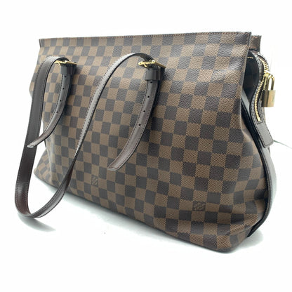 【中古品】【レディース】 LOUIS VUITTON ルイヴィトン ダミエ チェルシー バッグ BROWN 保存袋有(汚れ有)　※使用感有 179-260715-io-20-fuzh 万代Net店