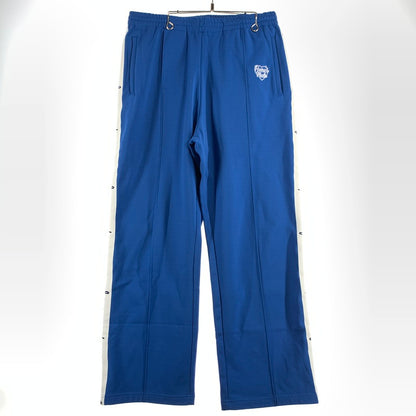 【中古品】【メンズ】 HUMAN MADE ヒューマンメイド TRACK PANTS トラックパンツ ジャージ BLUE SIZE:L ※サイドロゴライン 153-260719-io-02-fuzh 万代Net店