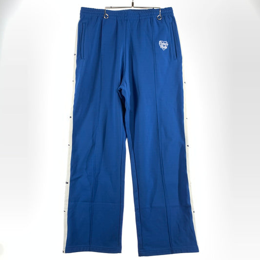 【中古品】【メンズ】 HUMAN MADE ヒューマンメイド TRACK PANTS トラックパンツ ジャージ BLUE SIZE:L ※サイドロゴライン 153-260719-io-02-fuzh 万代Net店