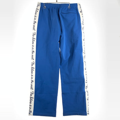【中古品】【メンズ】 HUMAN MADE ヒューマンメイド TRACK PANTS トラックパンツ ジャージ BLUE SIZE:L ※サイドロゴライン 153-260719-io-02-fuzh 万代Net店