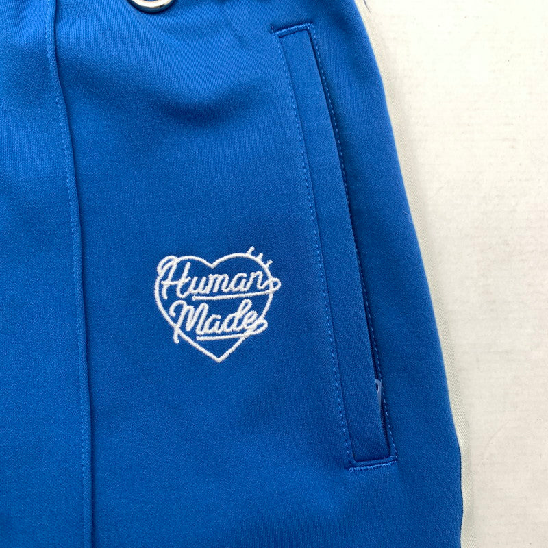【中古品】【メンズ】 HUMAN MADE ヒューマンメイド TRACK PANTS トラックパンツ ジャージ BLUE SIZE:L ※サイドロゴライン 153-260719-io-02-fuzh 万代Net店